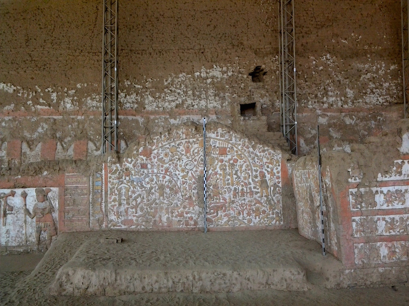 Huaca de la Luna. Murals.